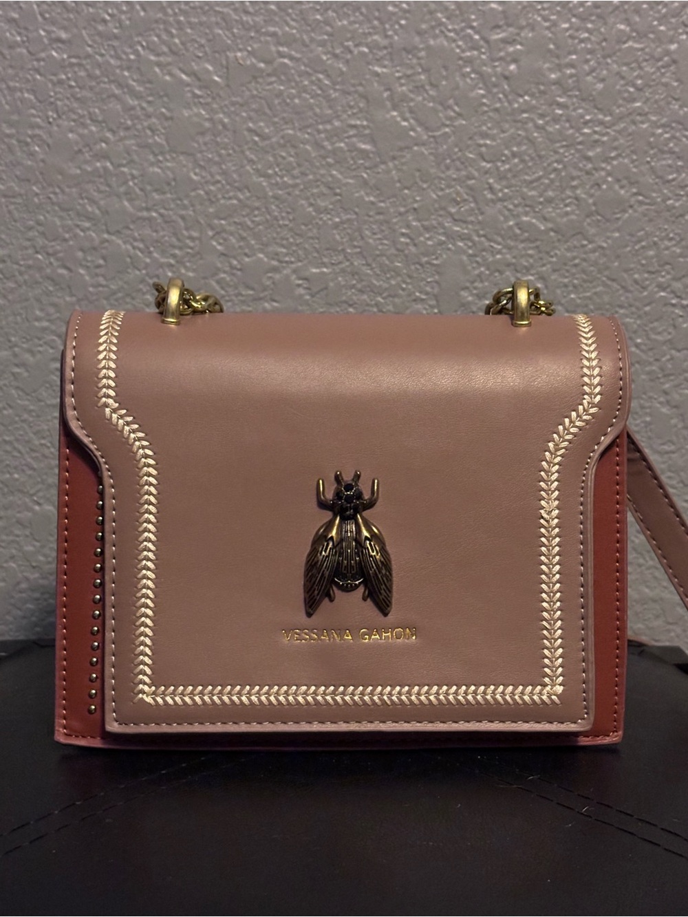 Tan & Camel Crossbody Bag